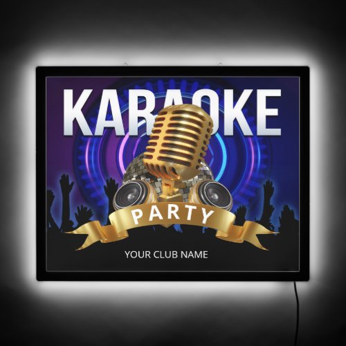 Karaoke Party LED Sign