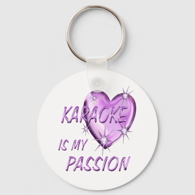 KARAOKE PASSION KEYCHAIN (Front)