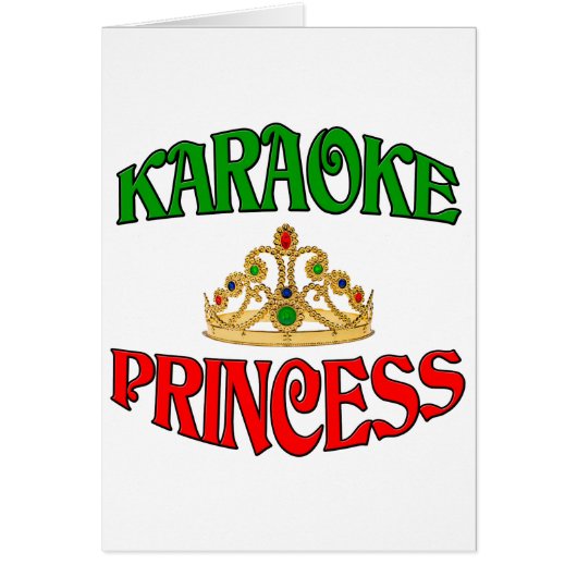 Karaoke Princess. Cards (Front)