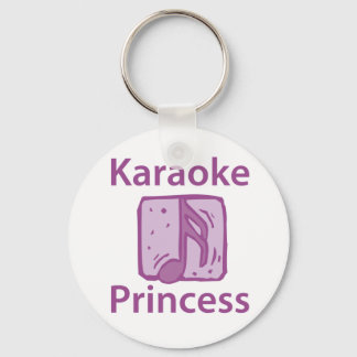 Karaoke Princess Keychain