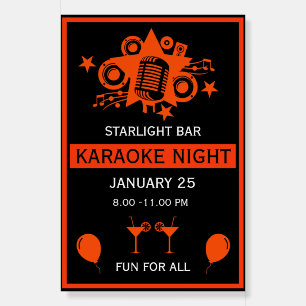 Karaoke Promotion Wall Foam Board