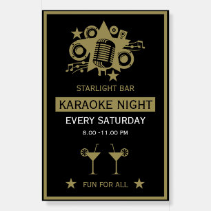 Karaoke Promotion Wall Foam Board