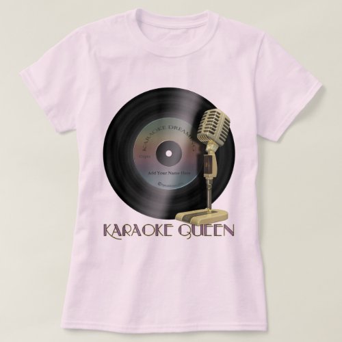 Karaoke Queen T_Shirt