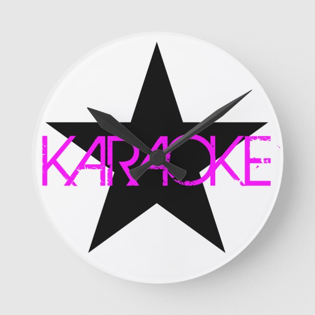 karaoke round clock (Front)