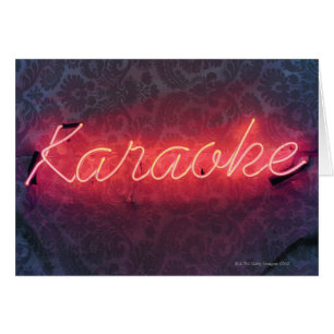 Karaoke Sign Cards