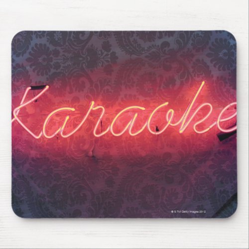 Karaoke Sign Mouse Pad