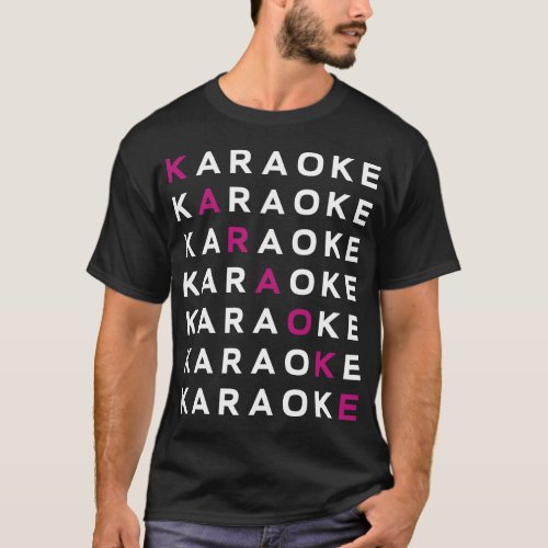 Karaoke Singer Karaoke T_Shirt