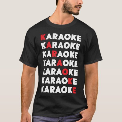 Karaoke Singer Karaoke T_Shirt