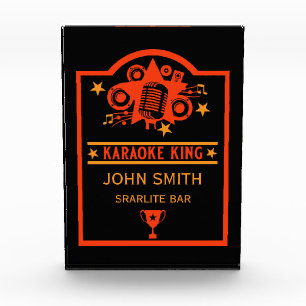 Karaoke Winner Acrylic Award
