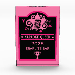 Karaoke Winner Acrylic Award