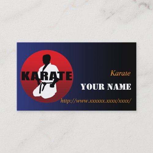 KARATE 01 BUSINESS CARD