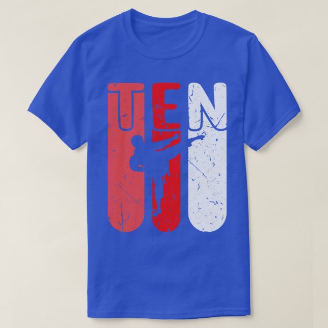 Karate 10th Birthday Boys Taekwondo Martial Arts T-Shirt (Design Front)