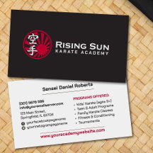 Karate Academy - Rising Sun Kanji