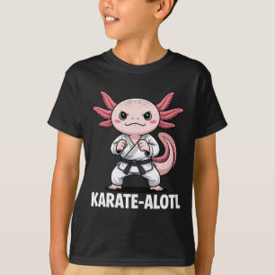 Karate-alotl Axolotl Karate Lover Martial Arts  T-Shirt