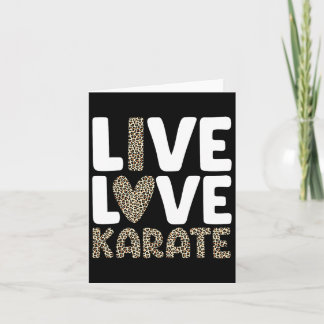 Karate Art For Men Women Kids Martial Arts Black B Card