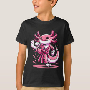 Karate Axolotl Martial Arts Taekwondo Kickboxing F T-Shirt
