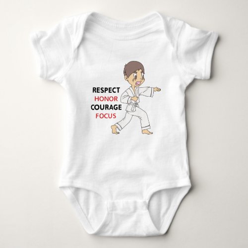 Karate Baby Bodysuit