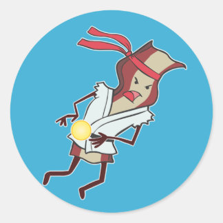 Karate Bacon Sticker
