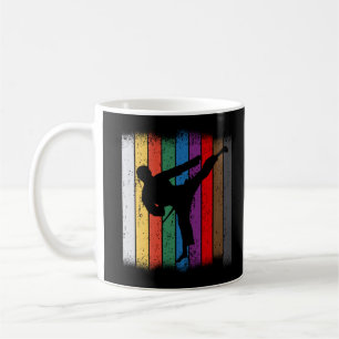 Karate Belt Colors Silhouette Coffee Mug