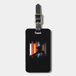 Karate Belt Colors Silhouette Luggage Tag
