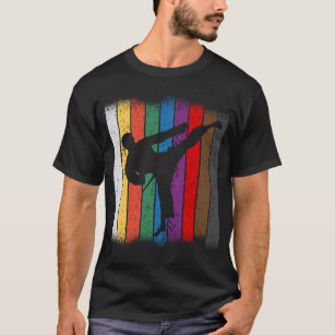 Karate Belt Colors Silhouette T-Shirt