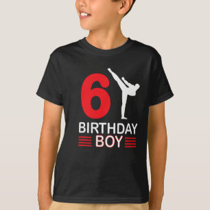 Karate Birthday Tee Boy Gift Kids Taekwondo 4 