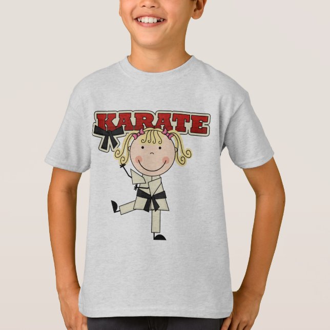 KARATE - Blond Girl T-shirts and Gifts (Front)