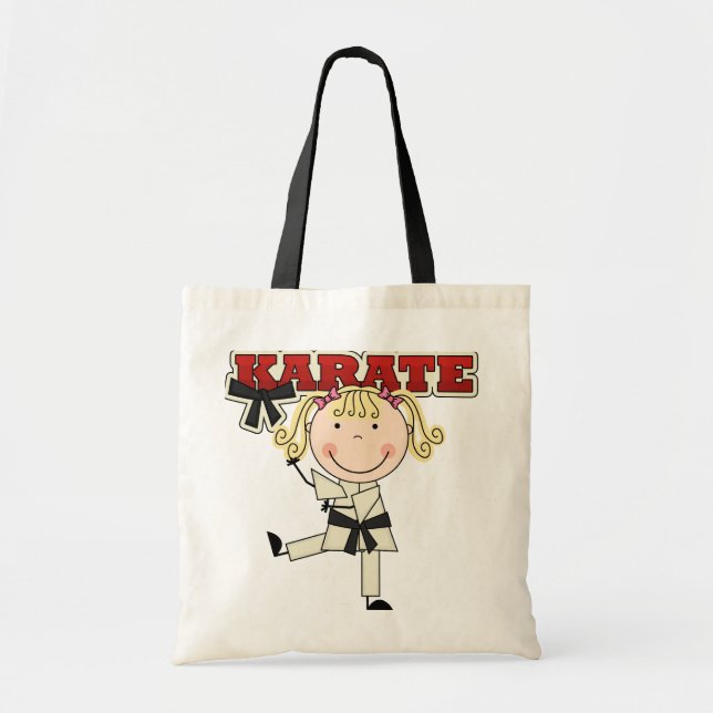 KARATE - Blond Girl T-shirts and Gifts Tote Bag (Front)