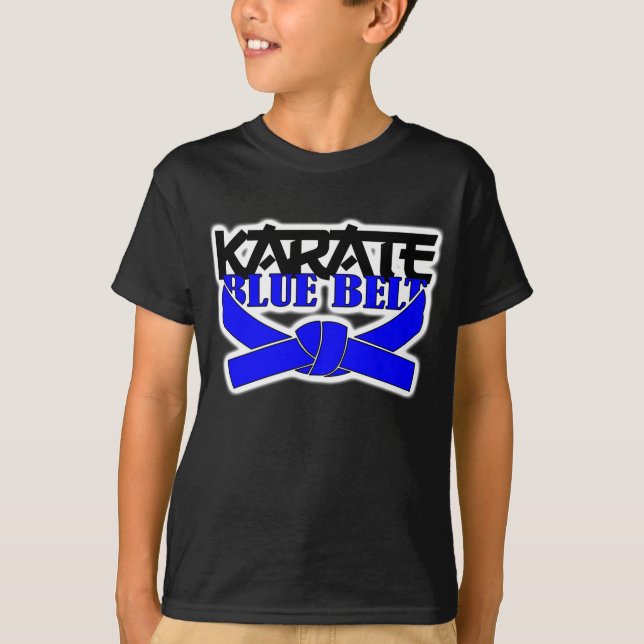 Karate Blue Belt T-Shirt (Front)