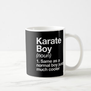Karate Boy Definition Funny Martial Arts Sports Coffee Mug