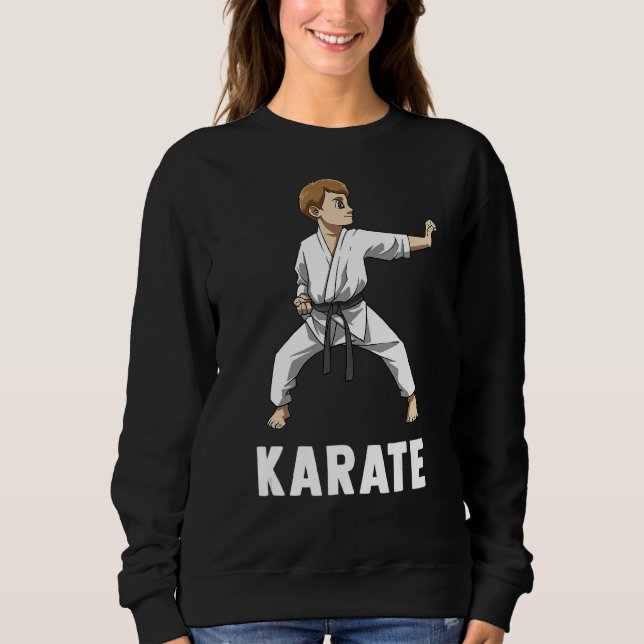 Karate Boy  Kid Karate Mma Sweatshirt (Front)