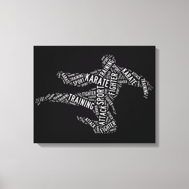 Karate Canvas Print (Front)