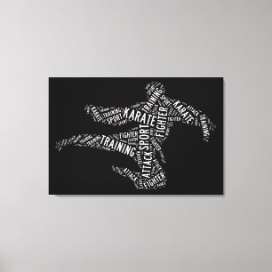 Karate Canvas Print