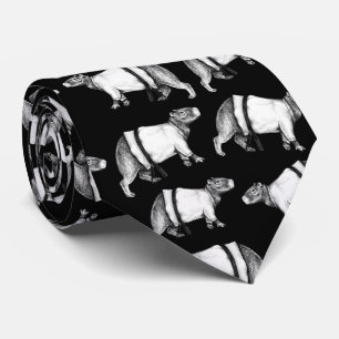 Karate Capybara  Neck Tie