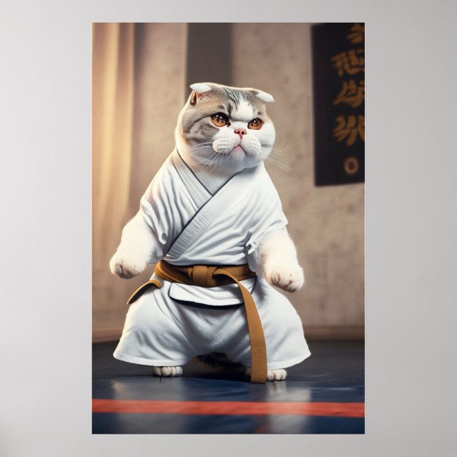 Karate Cat 82 Poster (Front)