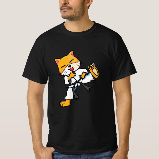Karate Cat T-Shirt (Front)