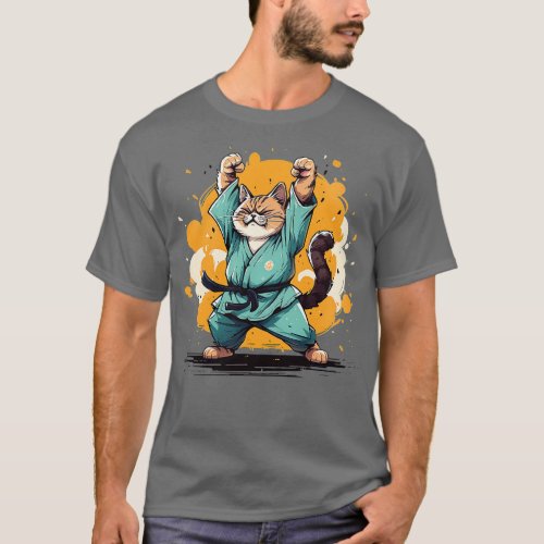 karate cat TShirt