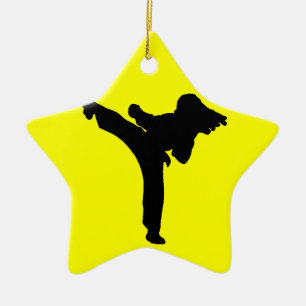 Karate Ceramic Ornament