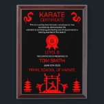 Karate Certificate Award<br><div class="desc">Karate Certificate Award. Pro Original Design. ©Copyright HGIFY Stores Only. All Rights Reserved. Add Your Own Text.</div>