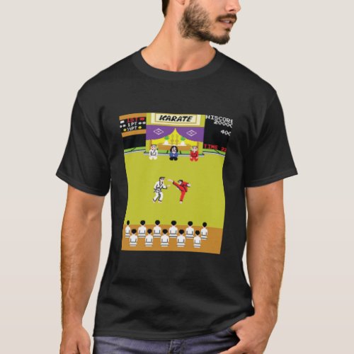 Karate Champ Retro Karate Arcade Game   Classic T_Shirt