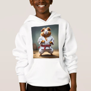 **"Karate Champion: The Fearless Guinea Pig"** Hoodie