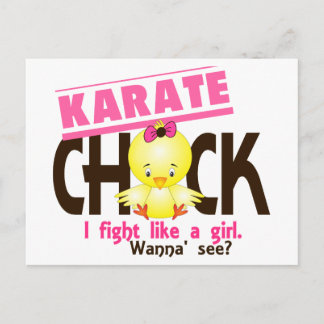 Karate Chick 1 Postcard