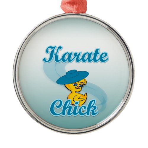 Karate Chick #3 Metal Ornament