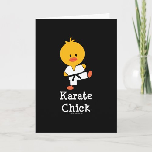 Karate Chick Greeting Card