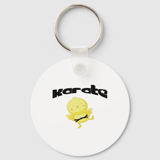 Karate chick keychain (Front)