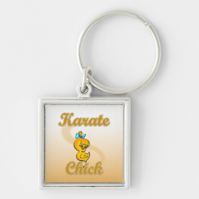 Karate Chick Keychain (Front)