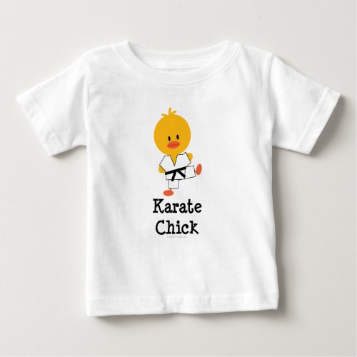 Karate Chick Long Sleeve Infant T_shirt