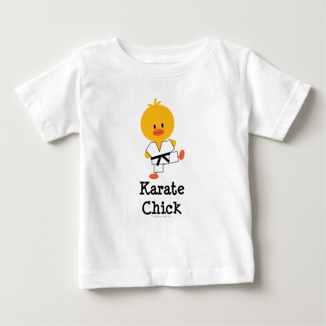 Karate Chick Long Sleeve Infant T-shirt (Front)