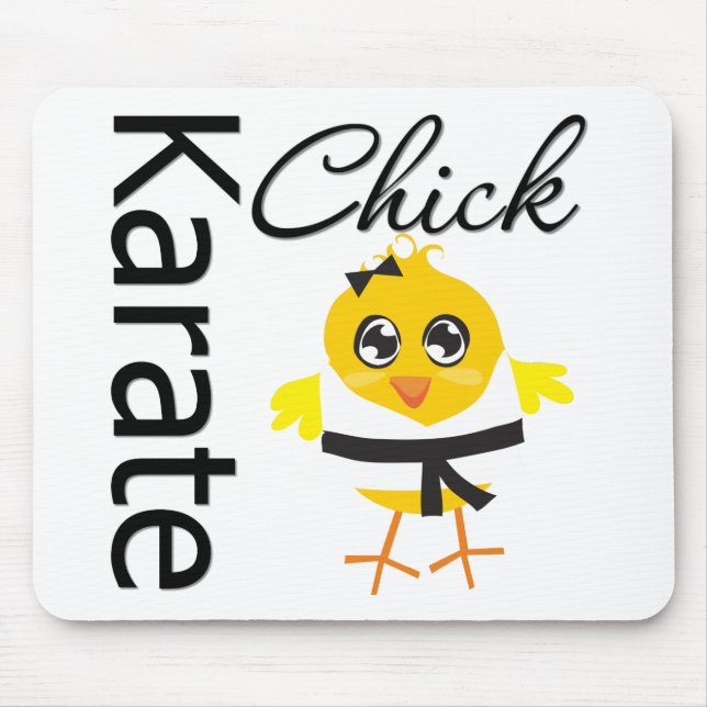 Karate Chick Mouse Pad (Front)