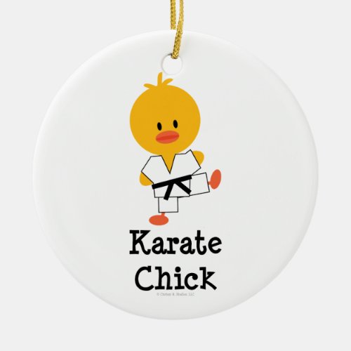 Karate Chick Ornament